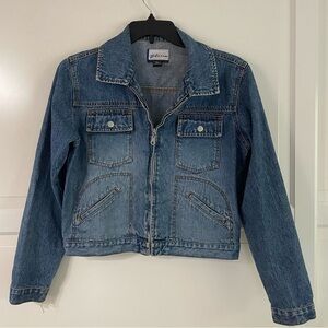 Vintage Y2K Express Blues Full Zip Jean Jacket 30240